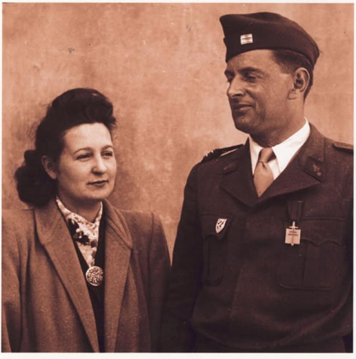 Cécile et Henri Roll-Tanguy Paris 1944