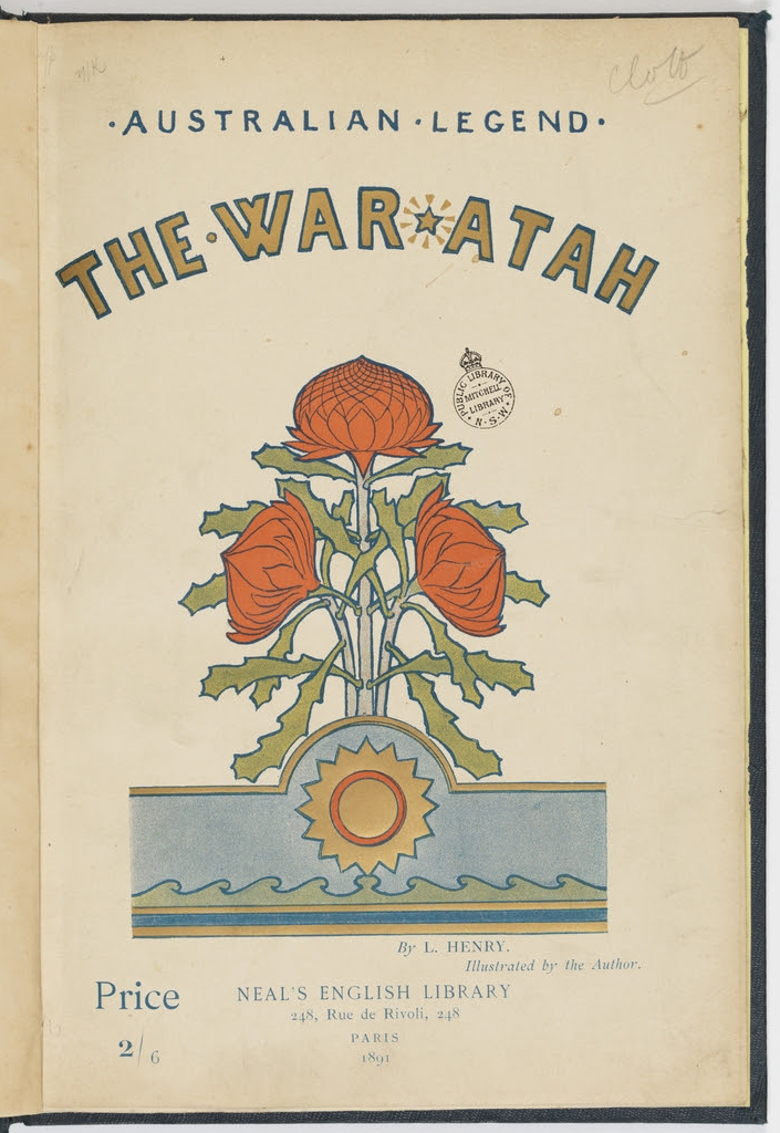 THE WAR-ATAH : AUSTRALIAN LEGEND livre de contes 1891 (Source : State Library – New south Wales)