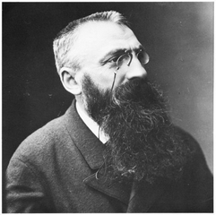Auguste Rodin (1840-1917) par Félix Nadar, 1893