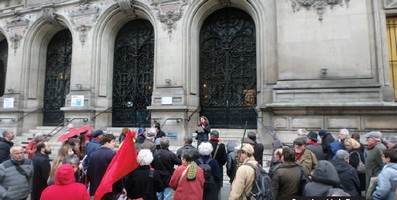 Le 18 mars 2017 devant la Mairie du 10ème arrondissement