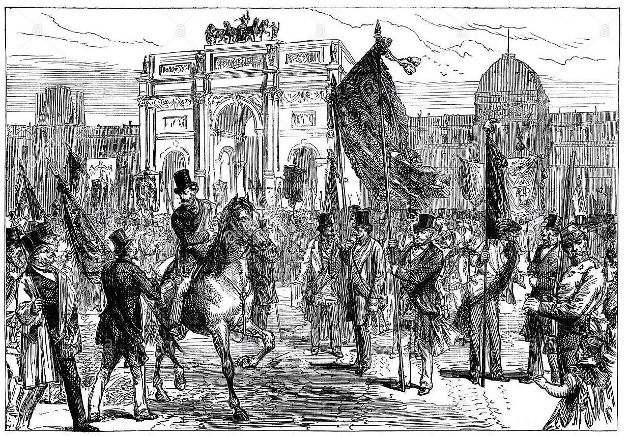 21 avril 1871 - Délégation de Francs-Maçons à Versailles