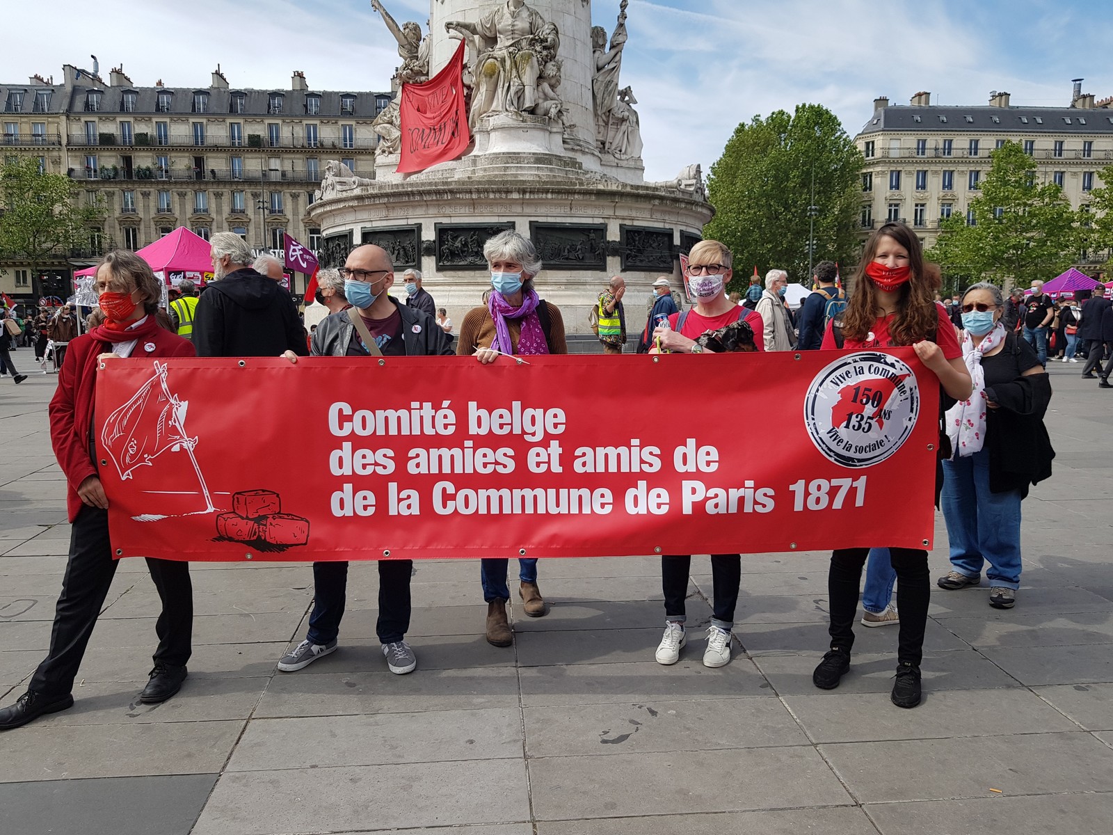 29 mai 2021 - 150ème anniversaire de la Commune de Paris - Place de la République