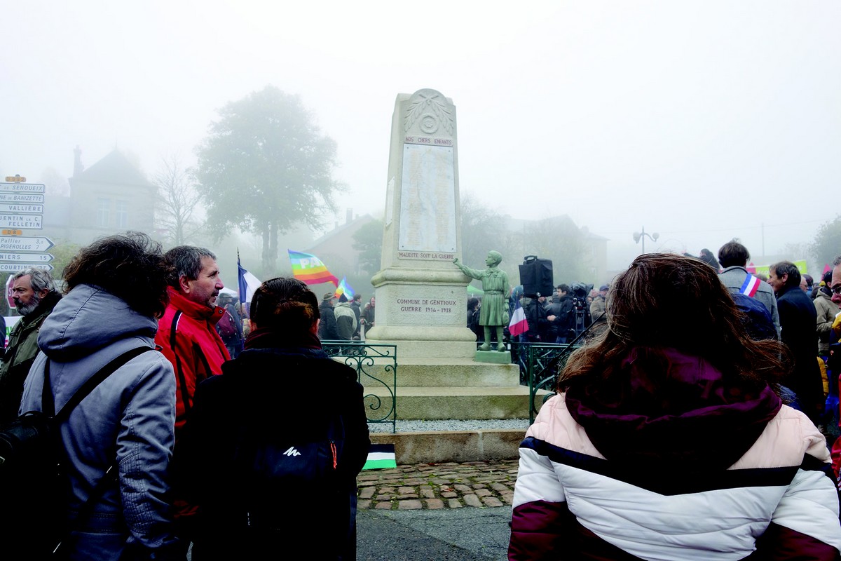 Le 11 novembre 2024 à Gentioux en Creuse