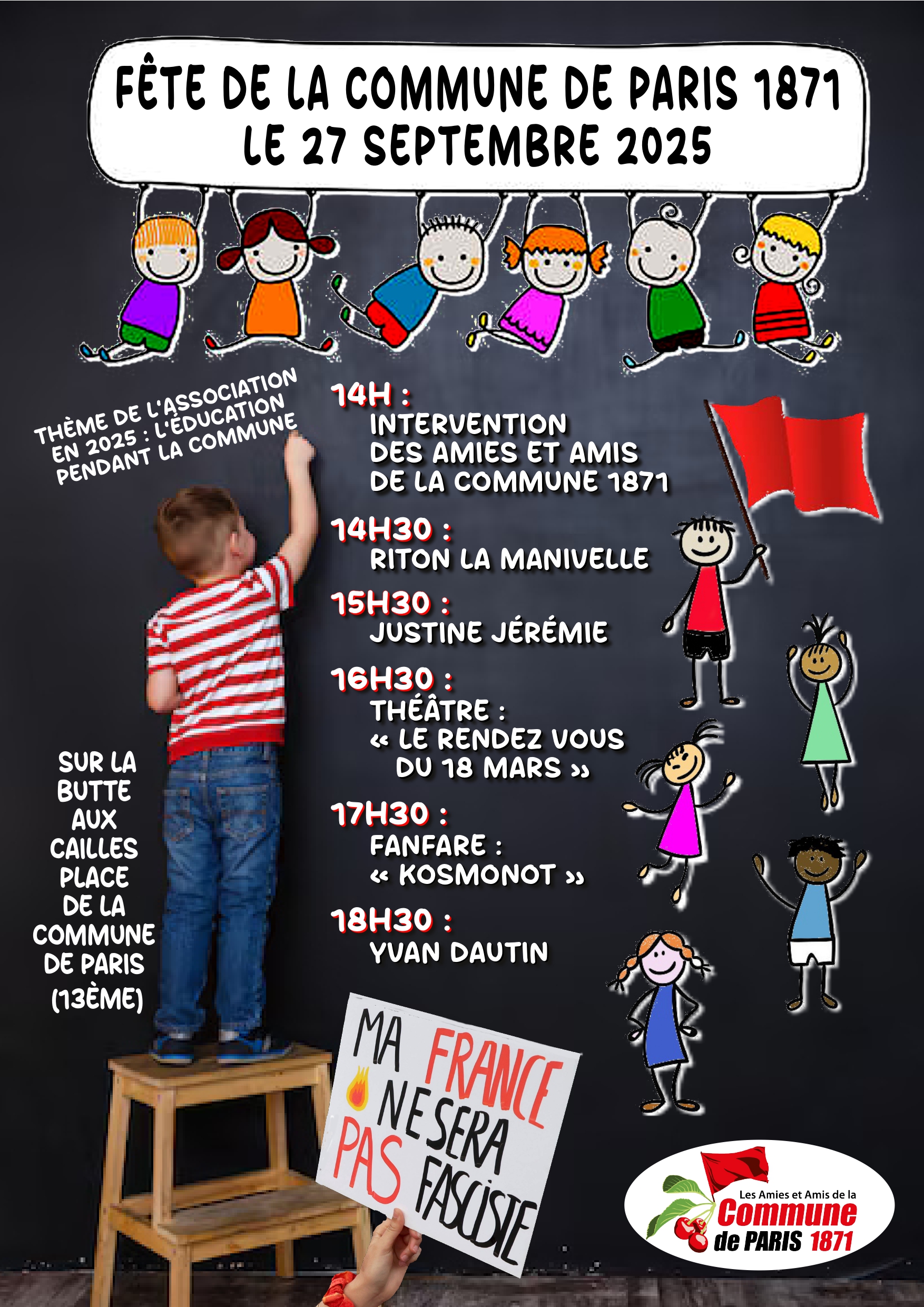 Fête de la Commune de Paris le 28 septembre 2024