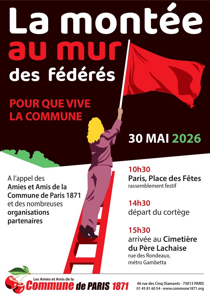 Affiche de la Montée au Mur des fédérés 2026
