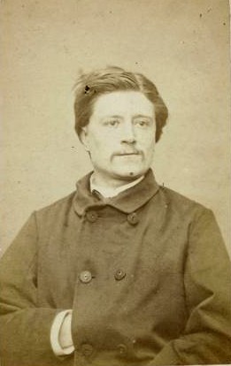 Portrait d'Amouroux, Charles, (1843-1885), (ouvrier chapelier, membre de la Commune, condamné à la déportation), photographie Appert, Ernest Charles (Musée Carnavalet)  