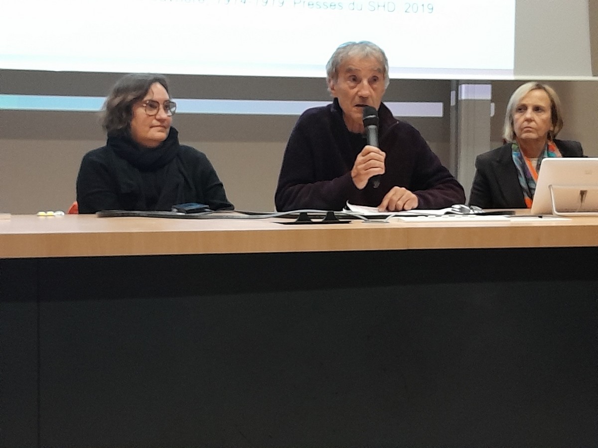 Jean Annequin le 14 novembre 2024 lors d’une des tables rondes organisées à la faculté de Poitiers sur le sujet des métiers et des femmes