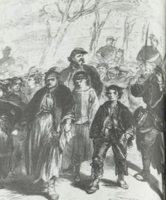 Arrestation d'enfants en mai 1871