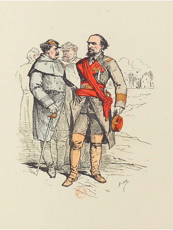 Pl. n° 1 - Costume de général en chef (Bergeret lui-même)