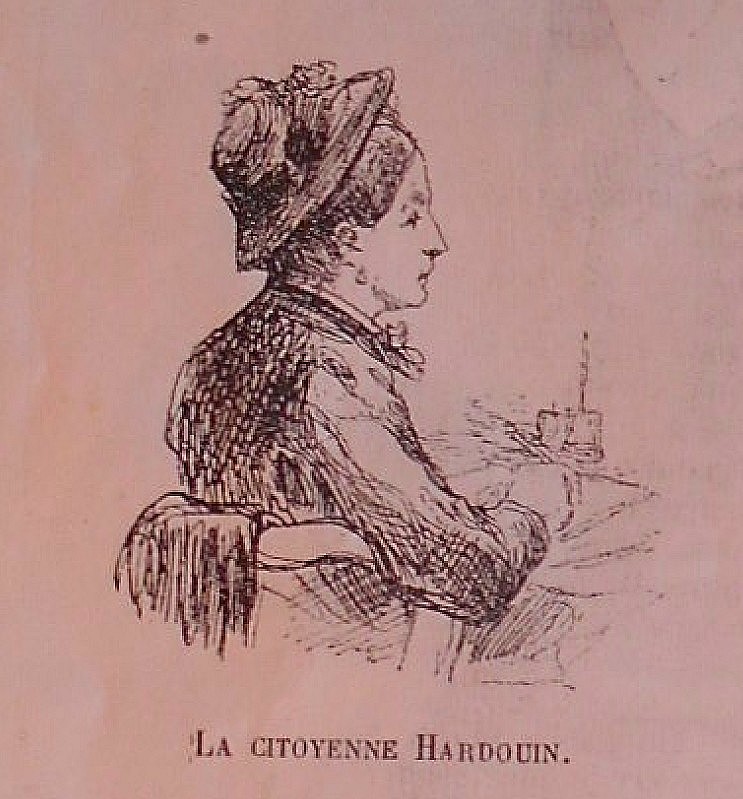 Céleste Hardouin (1832-1904) - L’Illustration du 14 octobre 1876, dessin de Auguste Lançon.