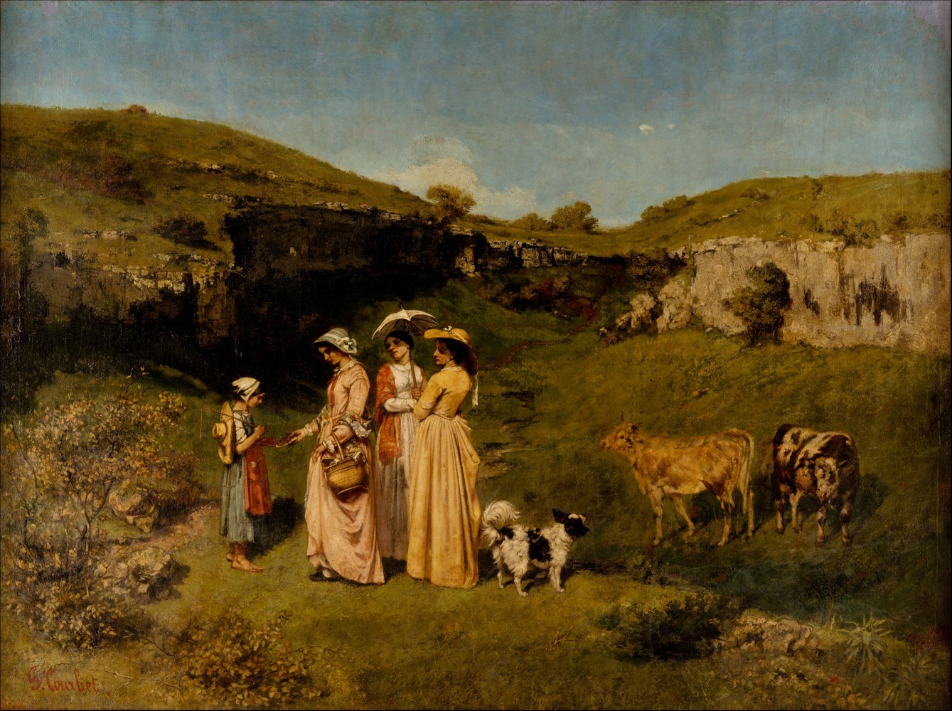 Demoiselles de village – Gustave Courbet – 1851-52 (Metropolitan Museum of Art, New York (États-Unis))