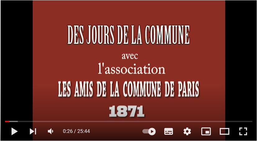 Des jours de la Commune - Montée au Mur 2006 et Alain Dalotel pour son livre sur Gabriel Ranvier et conférence sur Theisz (Cliquer sur l'image pour voir la vidéo)