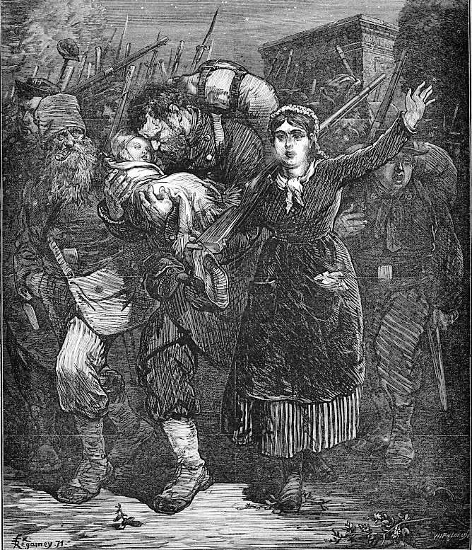 Félix Régamey - "Vive la Commune" (The Illustrated London News May 20 1871)