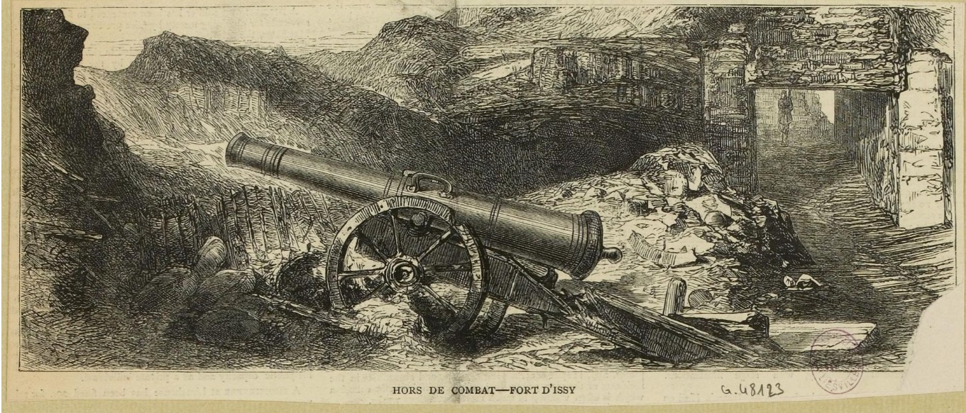 Fort d Issy - Hors de Combat, gravure sur bois (© Musée Carnavalet - Histoire de Paris)