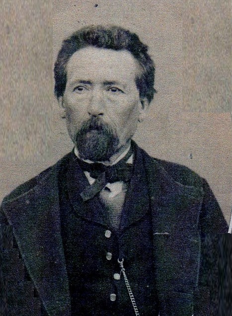 Gabriel Ranvier (1828-1879) à Londres (détail), vers 1875, photographie Appert, collection particulière