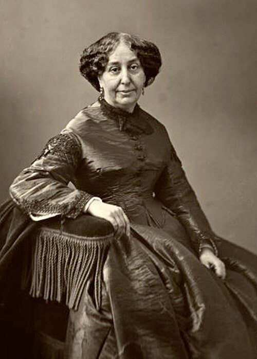 Portrait de George Sand (1804-1876) par Nadar, mars 1864