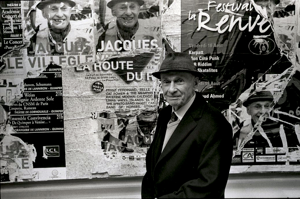 Jacques Villegle par Francois Poivret