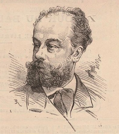 Jules Héreau (1817-1879) - Gravure d'après une photographie de Mulnier publiée dans "Le Monde Illustré" du 5 juillet 1879 (Source Gallica-BNF)