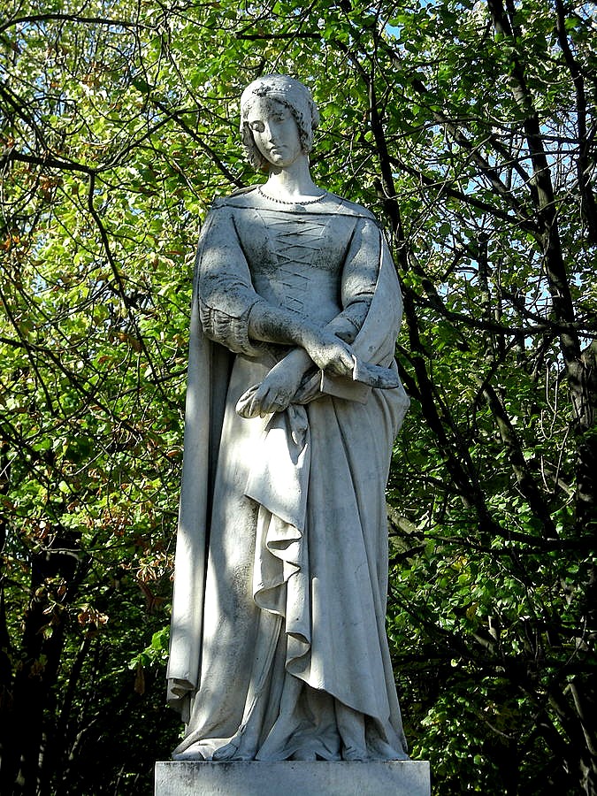 Laure de Noves par Auguste Ottin - Jardin du Luxembourg, Paris