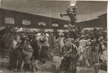 Retour des amnistiés de la Commune (source : Le Monde Illustré)