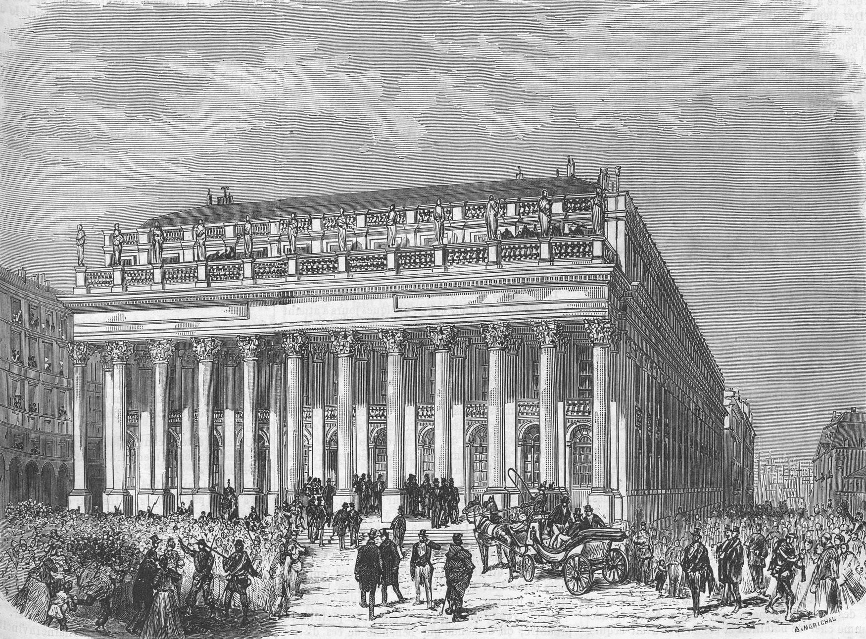 Bordeaux Le Grand Théâtre en 1871 - Le Monde Illustré du 18 février 1871