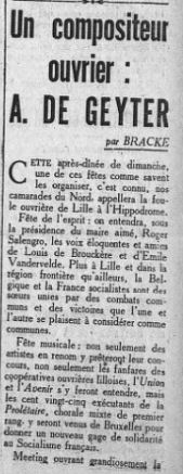 "Le Populaire"  du 12 février 1928