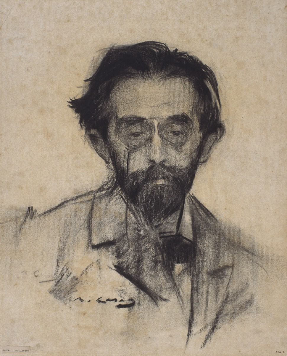 Louis Xavier de Ricard (1843-1911) - Portrait par Ramon Casas (musée national d'Art de Catalogne - Barcelone)