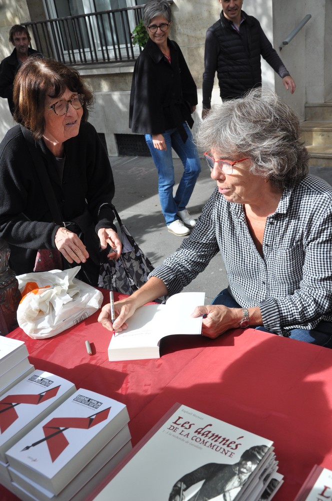 Michèle Audin à la Fête de la Commune