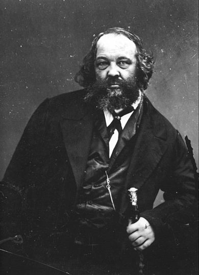 Mikhaïl Aleksandrovitch Bakounine (1814-1876), photographié par Nadar