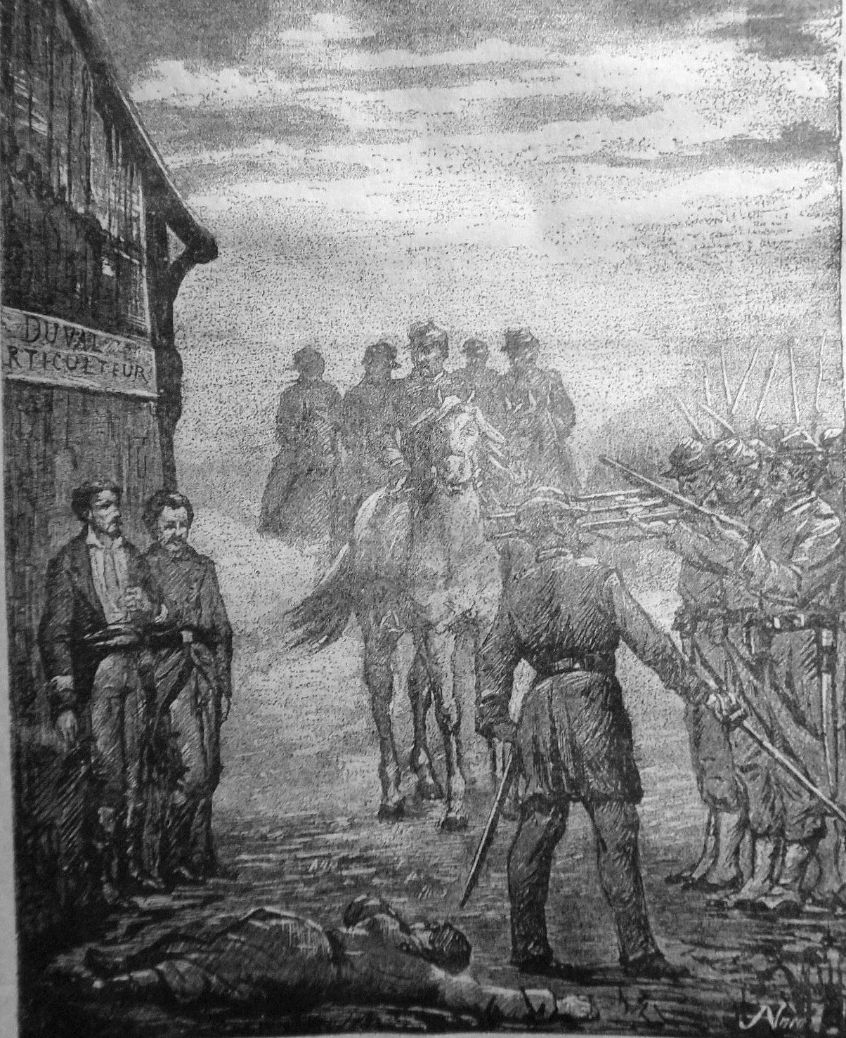 La mort de Duval vue par l'Ami du Peuple du 2 avril 1885