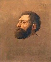 Alphone Legros Portrait d’Auguste Rodin 1882  Huile sur toile Musée Rodin, Paris ©Musée Rodin