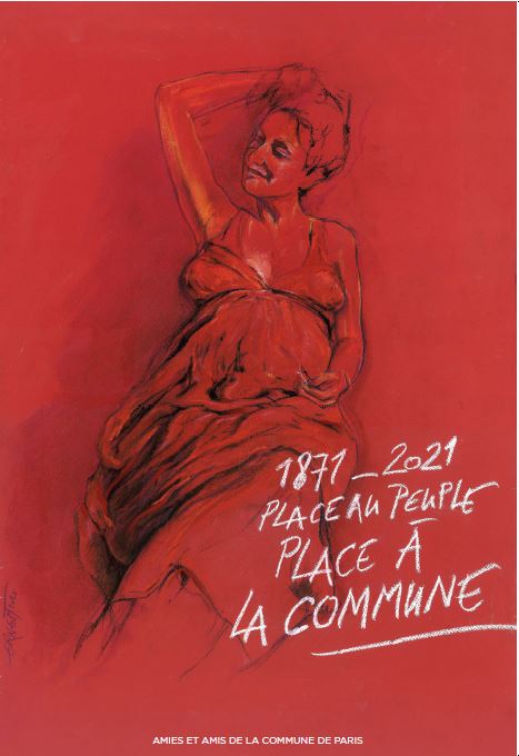 L’affiche du 150e anniversaire réalisée par Ernest Pignon-Ernest