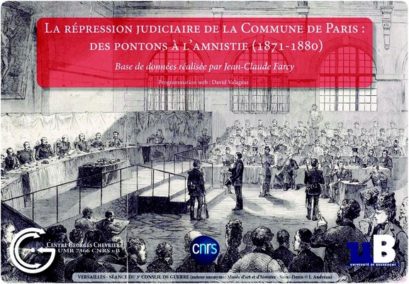Jean-Claude Farcy - Un outil pour la recherche : La répression judiciaire de la Commune de Paris : des pontons à l'amnistie (1871-1880)