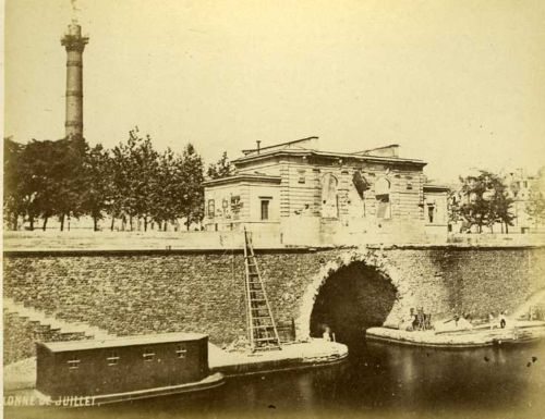 Place de la Bastille sous la Commune de 1871
