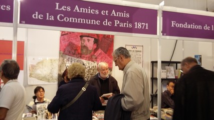 Stand de l'association au Rendez-vous de l’Histoire à Blois 2015