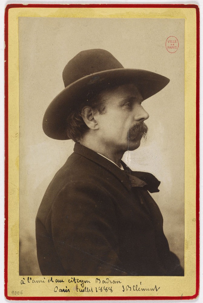 Portrait de Jean-Baptiste Clément, (1837-1903), homme politique socialiste et chansonnier - Cleroy photographe, 1888 (source : © Musée Carnavalet – Histoire de Paris)