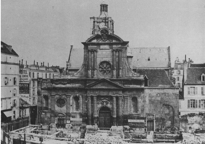 Église Saint-Laurent avant sa restauration de 1863