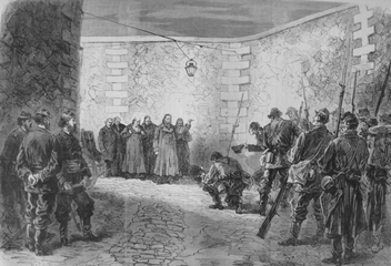Les derniers moments de monseigneur Darboy (Le Monde Illustré, n°739, 10 juin 1871)