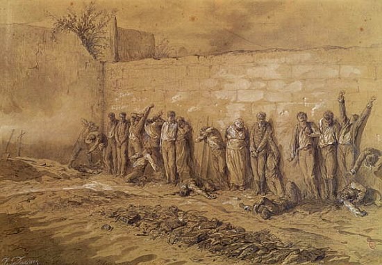 Alfred Henri Darjou : Exécution au Mur des Fédérés le 28 mai 1871