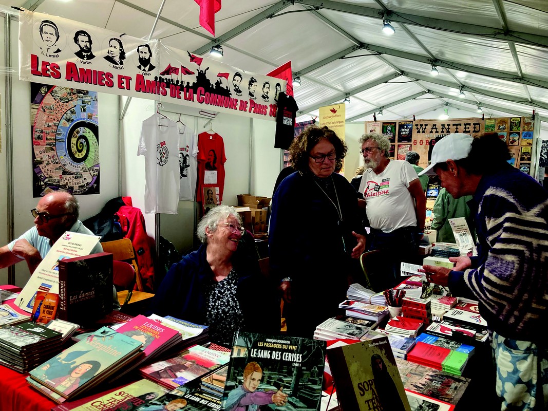 Notre stand à la Fête de l'Humanité 2025