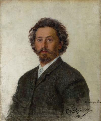 Ilya Répine (1844-1930) - Autoportrait, 1887 (Galerie nationale Trétiakov, Moscou, Russie)