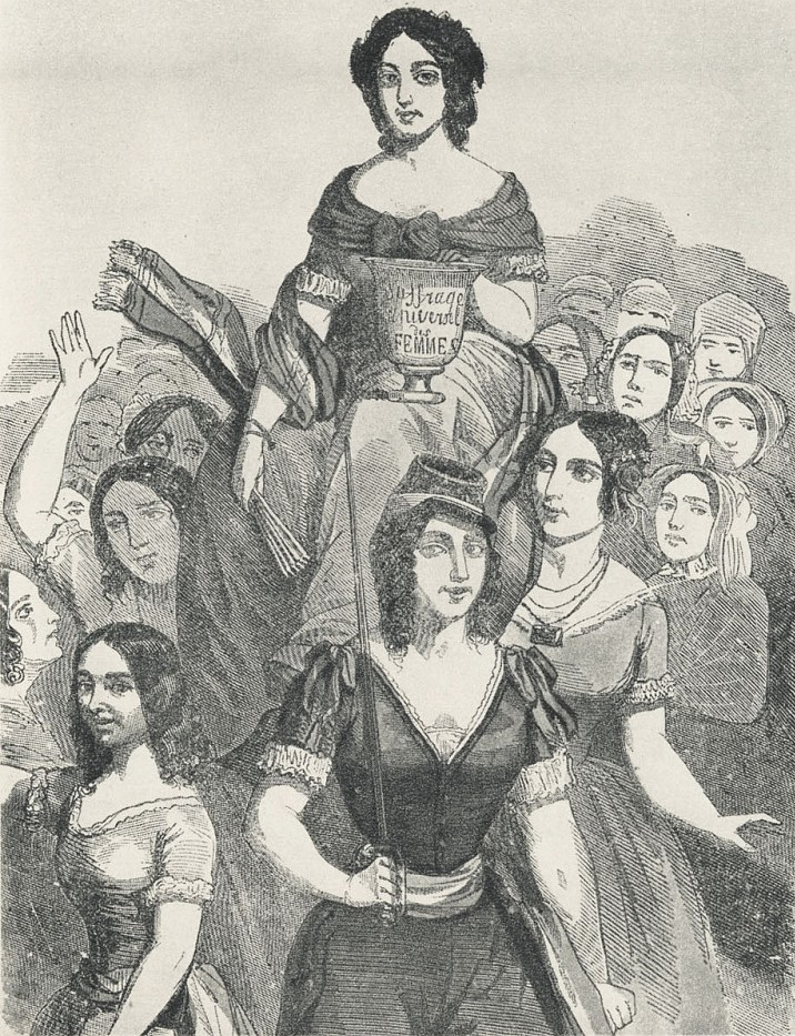 Jeanne Deroin(1805-1894) - Philosophe, théoricienne féministe, directrice de journaux « féministes » et animatrice d’associations ouvrières. Rendons femmage à la première femme française à s’être présentée aux élections législatives, contre l’avis de la majorité, en 1849.