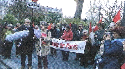 18 mars 2014 - Nous nous sommes arrêtés à côté de la mairie du IIIe arrondissement
