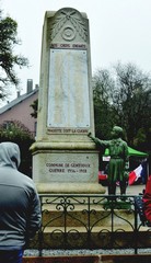 Monument aux morts de Gentioux en Creuse