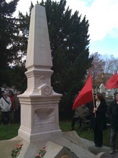 Monument aux morts de la Commune - cimetière du Montmarnasse
