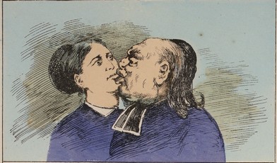Georges Pilotell, détail « Les amours des prêtres ».  (source : © Musée Carnavalet – Histoire de Paris)