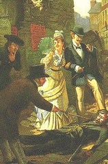 Anonyme, Plaisanteries devant le cadavre d’un communard, 1871 ? Huile sur toile, 91,7 x 63,8 cm