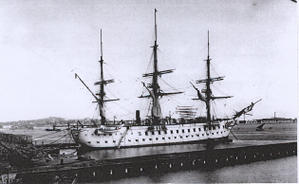 en rade de Brest du 31 mai 1871 au 3 décembre 1871.  