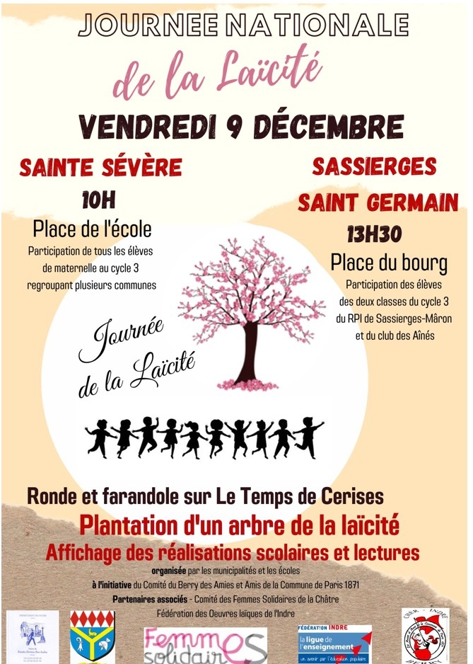 Affiche Laicite 9 decembre 2022