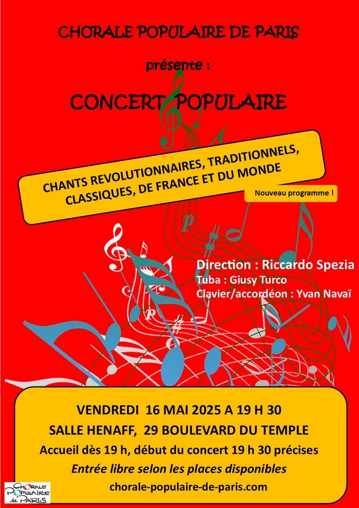 AFFICHE MAI 25 rouge